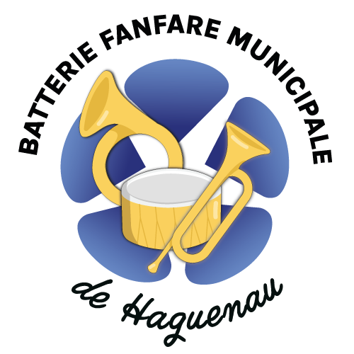 logo batterie fanfare noir
